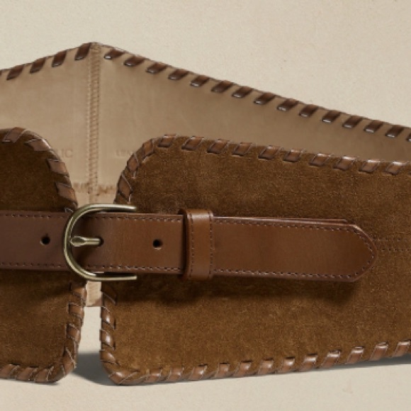 NWT BANANA REPUBLIC MARIYA WHIPSTITCH CORSET BELT - Picture 4 of 5